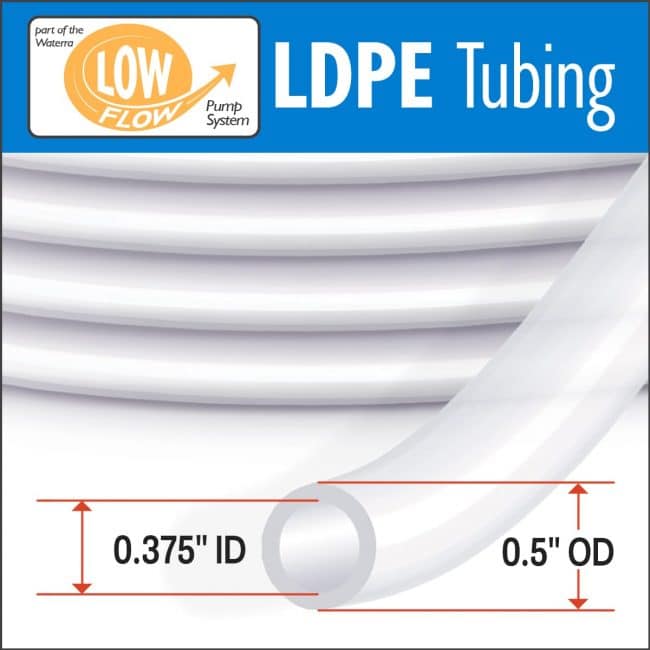 Waterra LDPE-Schlauch mit geringem Durchfluss